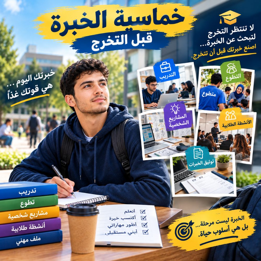 خماسيات التميز الجامعي - 5/10 - الخبرة قبل التخرج