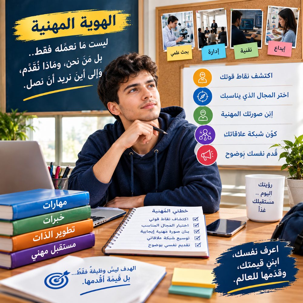 خماسيات التميز الجامعي - 6/10 - خماسية الهوية المهنية