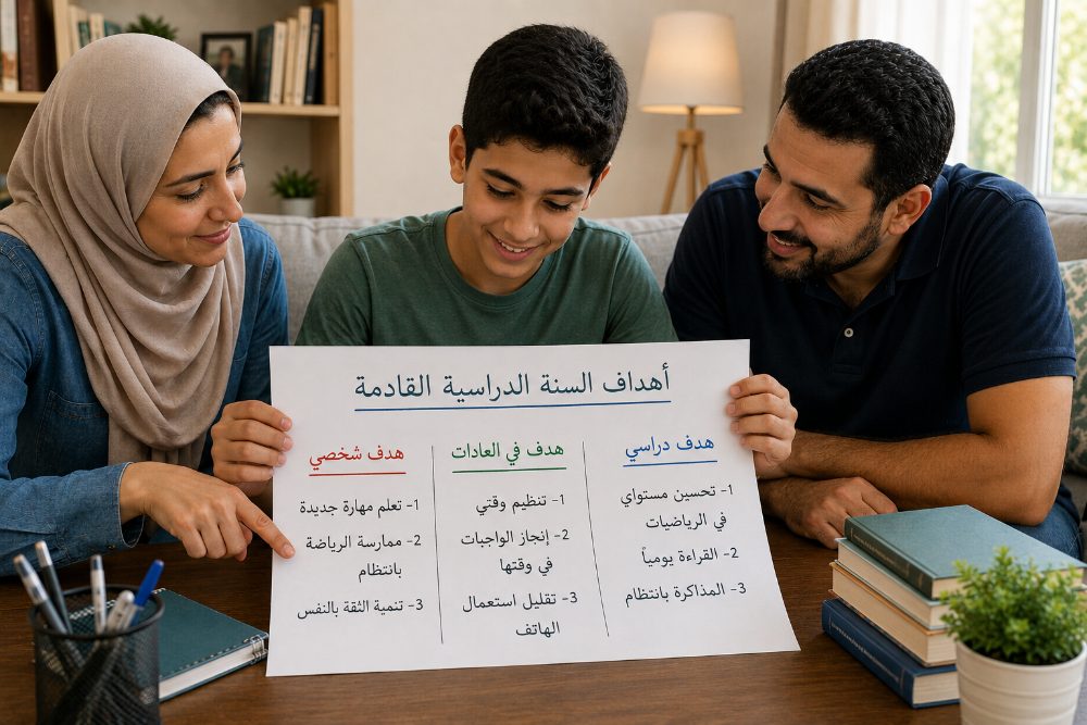 رسائل إلى كل أب وأم - الرسالة السادسة: هل تحدثتم مع أبنائكم عن أهداف السنة القادمة؟