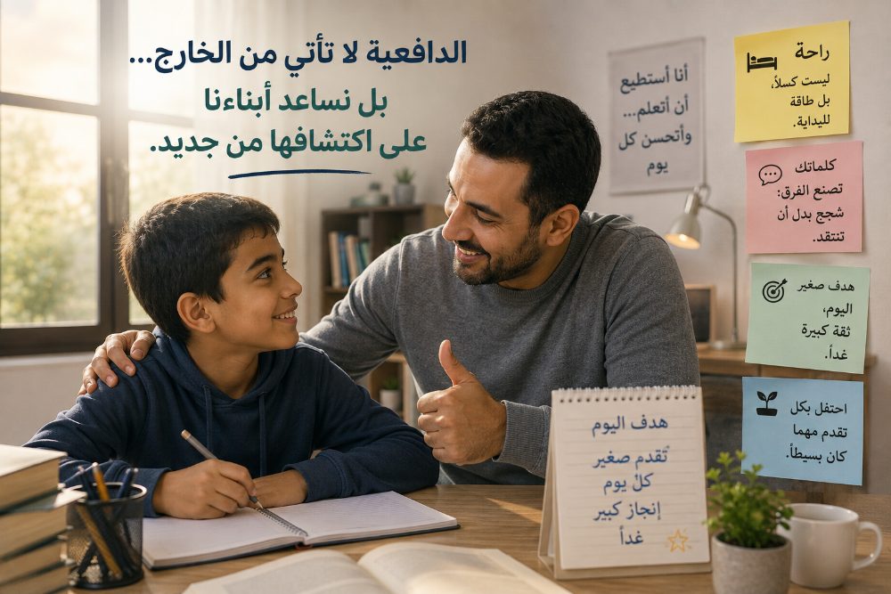 رسائل إلى كل أب وأم. الرسالة الثالثة: كيف نعيد بناء الدافعية بعد سنة دراسية متعبة؟