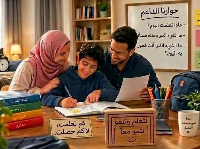 رسائل لكل اب وام: لا تسألوا ابنكم كم حصل في الفرض، بل اسألوه هذه الأسئلة